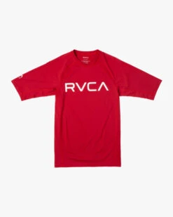 RVCA SHORT SLEEVE RASHGUARD(EX) 7 RVCA SHORT SLEEVE RASHGUARD(EX) -Boldman Clothing Shop avywr00120 rvca2Cf red frt1 41773.1694016213
