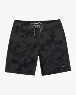 RVCA MEN'S CURREN TRUNK (EX) -Boldman Clothing Shop m1031rct rvca2Cf bkc frt1 55478.1694015588